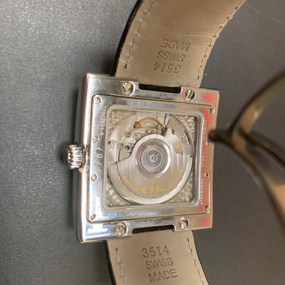 Ebel 1911 La Carree Automatic Watch-Black-Swiss - Picture 4 of 7